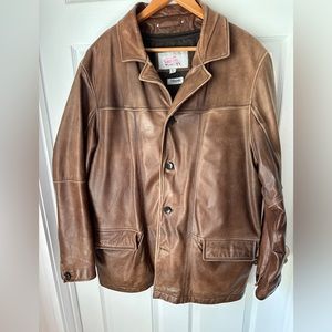 Brown Men’s Wilson’s Leather Jacket size Large